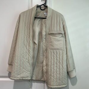 Topshop Quilted Bomber Jacket US 0-2